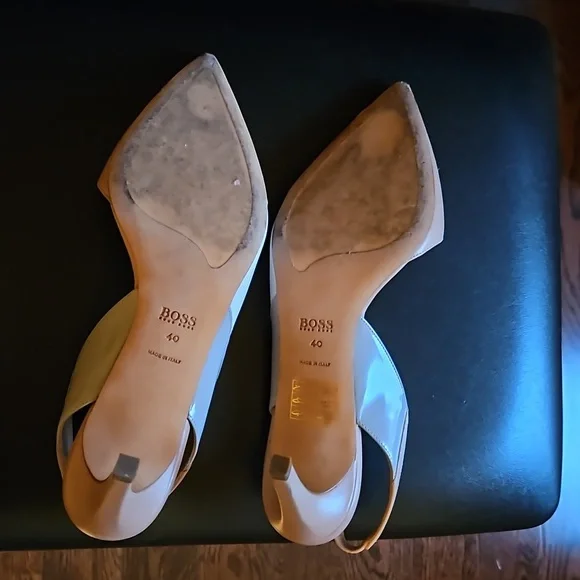 BOSS Women high heel Shoes Neutral Beige suze EU 40 - Picture 4 of 13